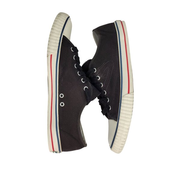 Tretorn Tournament Lace Up Canvas Sneakers Black 9W - Picture 8 of 11